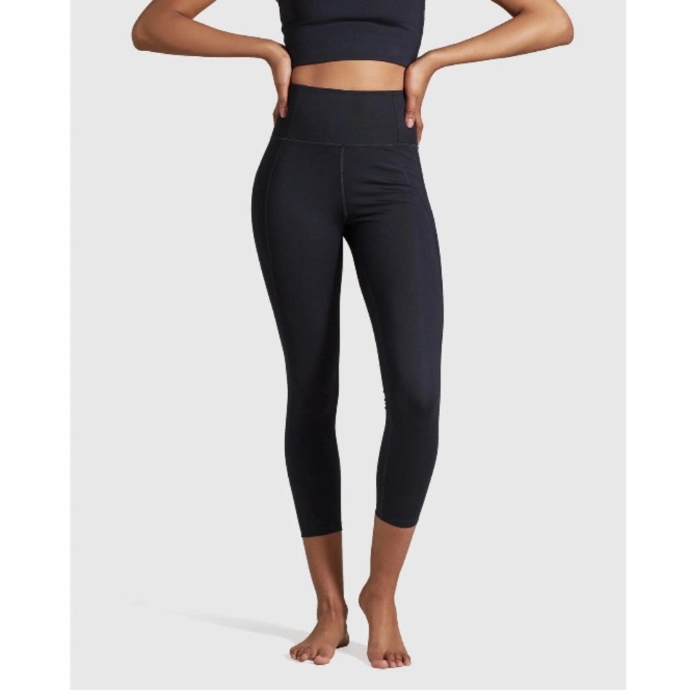 Girlfriend Collective Women's Black High Rise Compressive Leggings Size M Tights